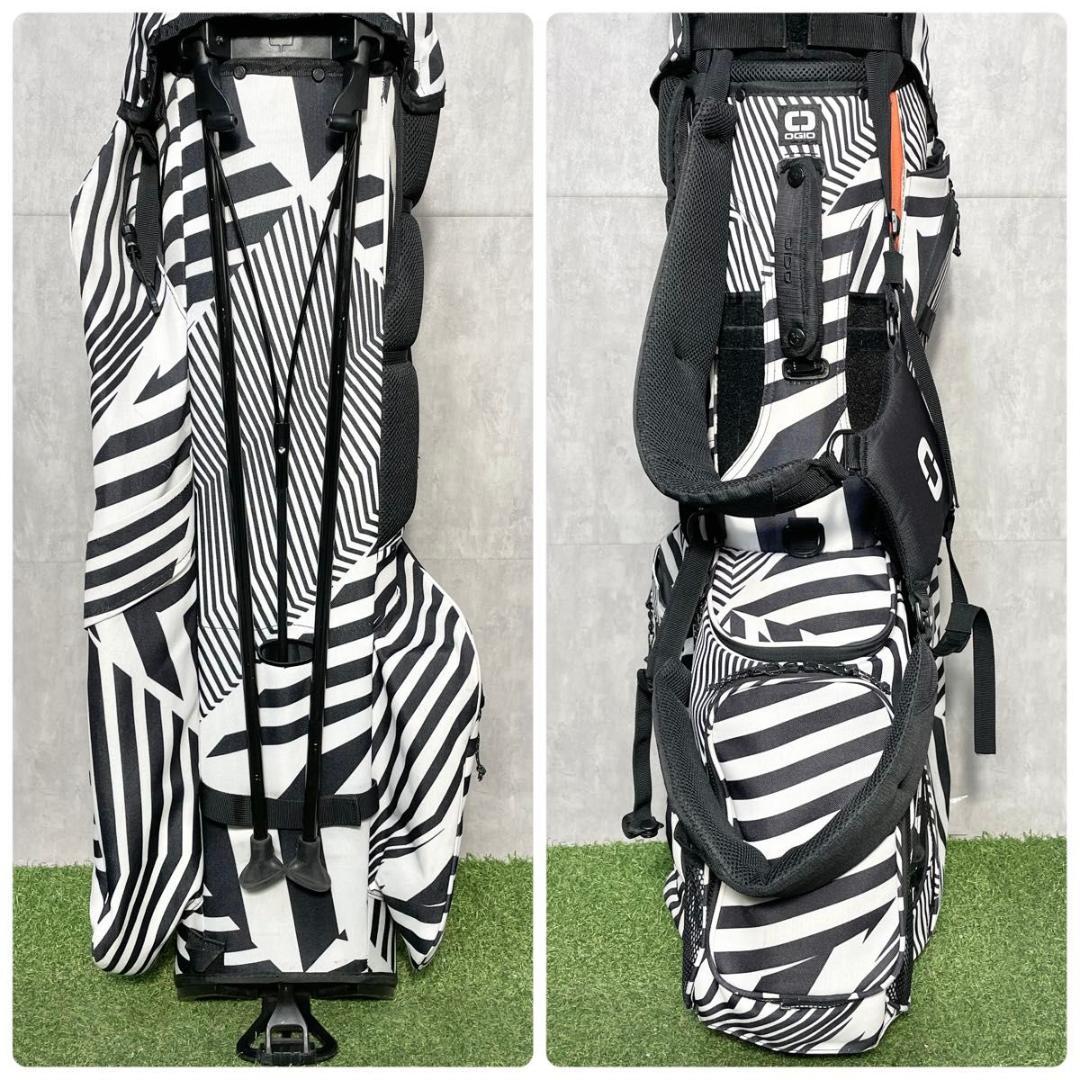 オジオ OGIO キャディバッグ ゼブラ柄 軽量 スタンド式 スプラッシュ柄