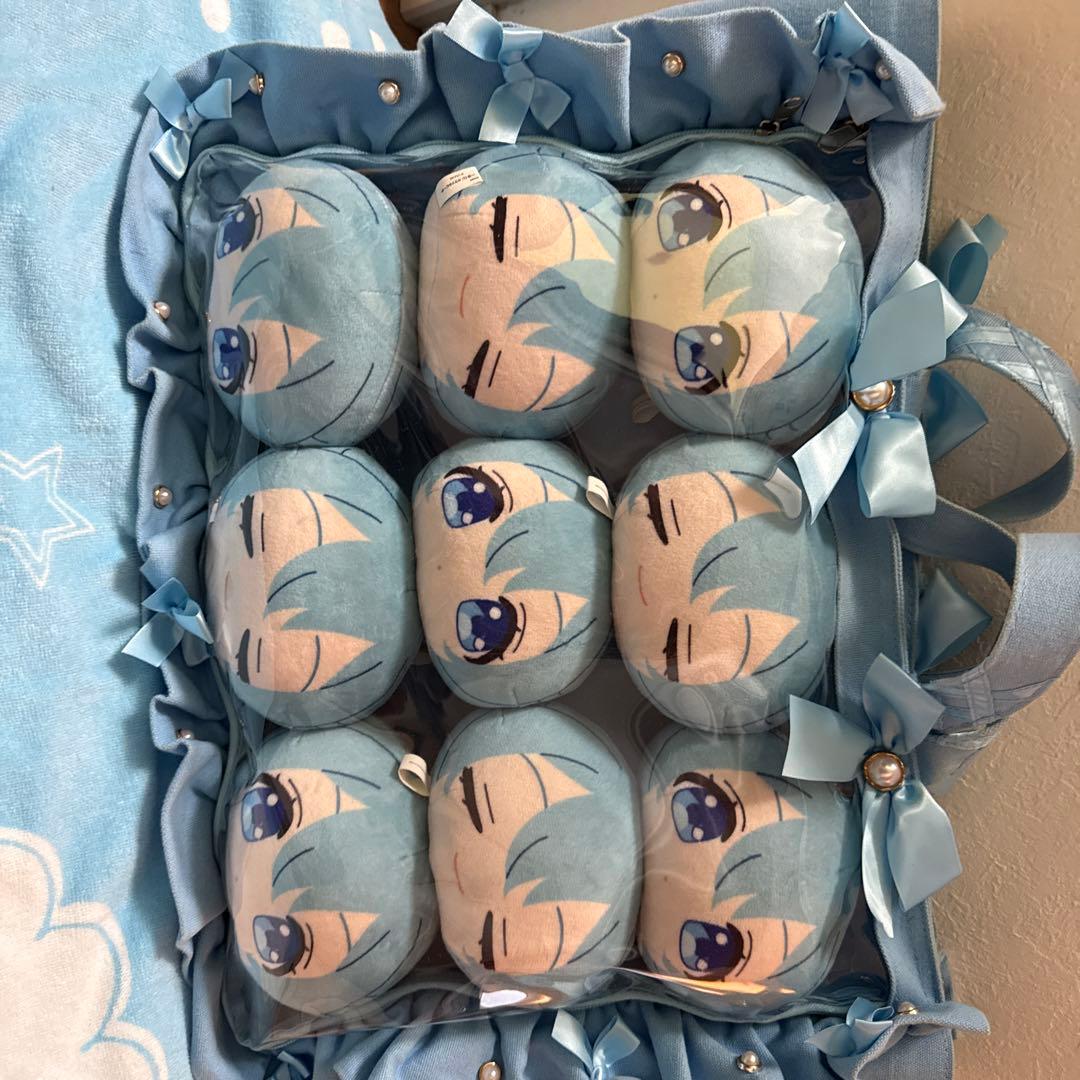 カラフルピーチ るなさんG賞おはようおやすみぬいぐるみ9個入り痛バ付き