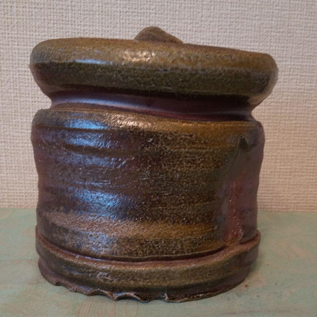 備前焼 お茶席 水差し ＆おまけの畳の台座プレゼント