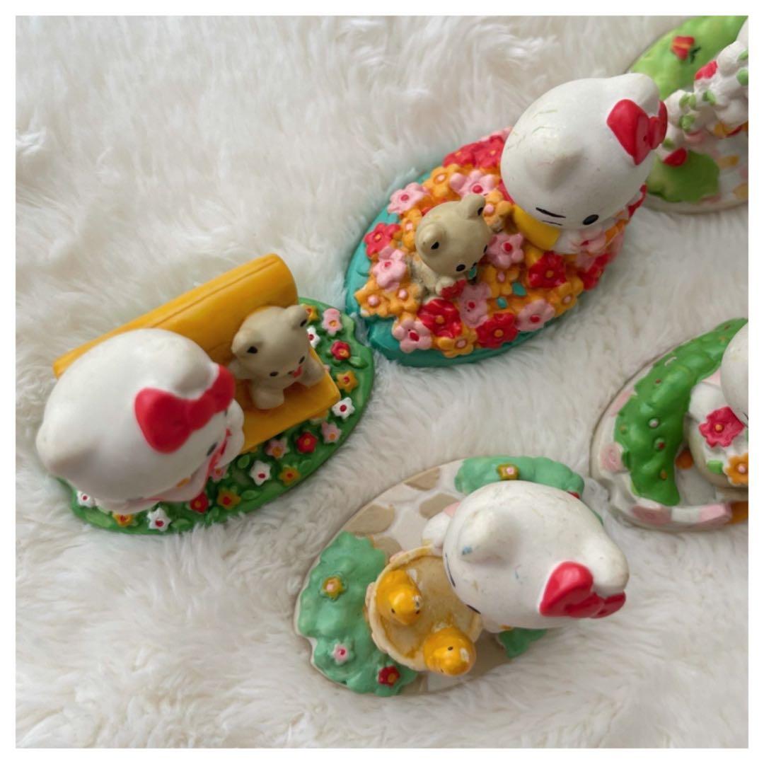当時物 レア ハローキティ 陶器 置物 フィギュア まとめ売り 1998年製