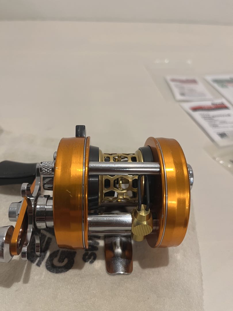 abu アンバサダー1500c フルカスタム　サンセットオレンジ