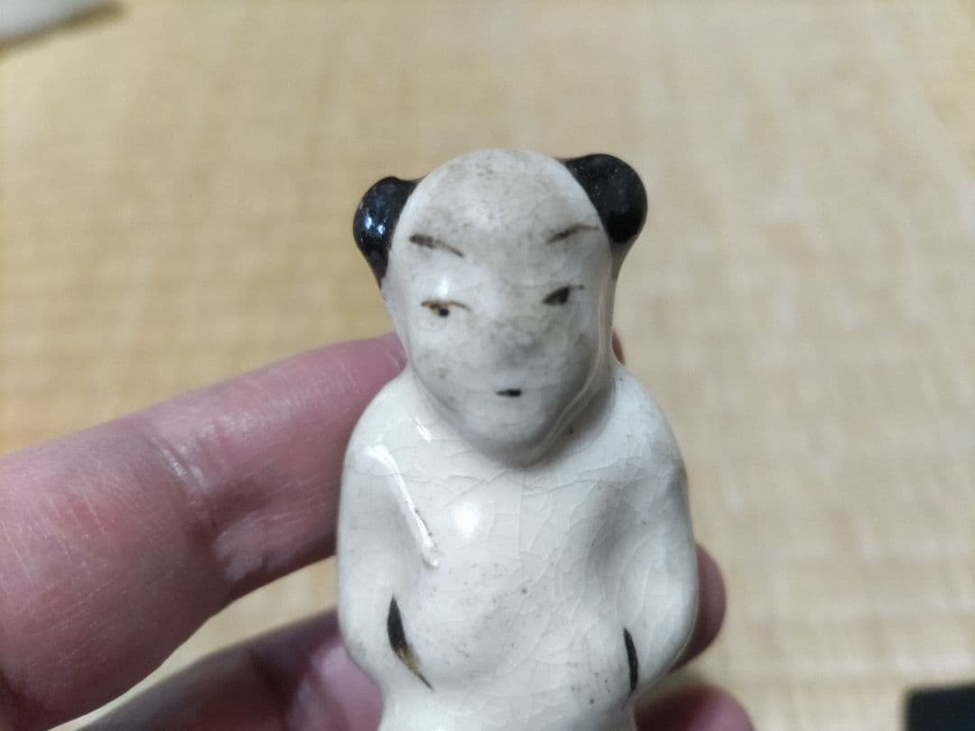 中国　· 磁州窯　唐子　人形　宋