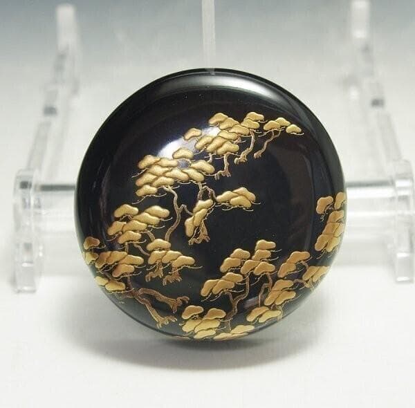 松蒔絵棗 茶道具