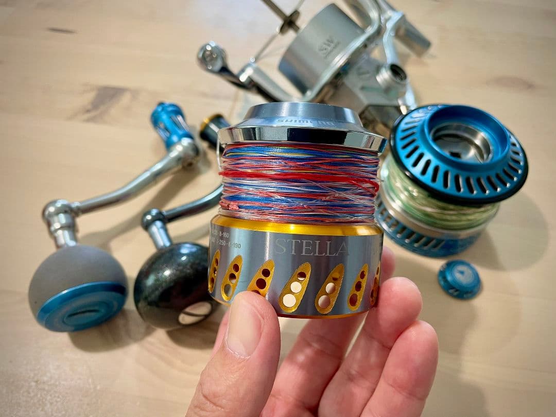 シマノ08ステラsw 8000PG 16000番スタジオオーシャンマークカスタム