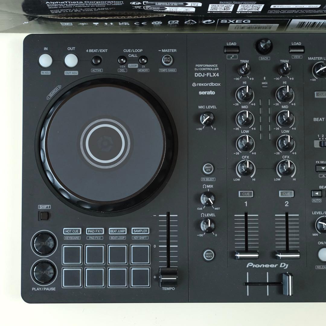 Pioneer DJ DDJ-FLX4 美品 箱付 KOSSヘッドホン付