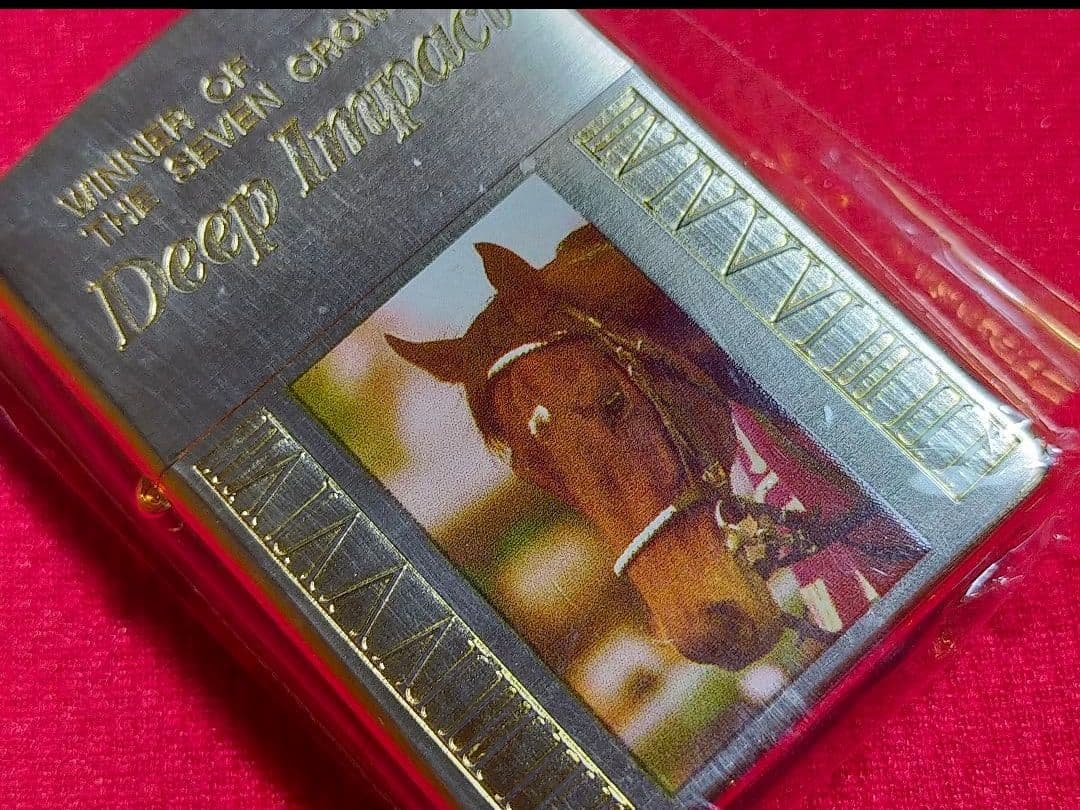 ①◆　競馬　JRA　◆　ディープインパクト　◆　七冠馬　達成記念　◆ZIPPO◆