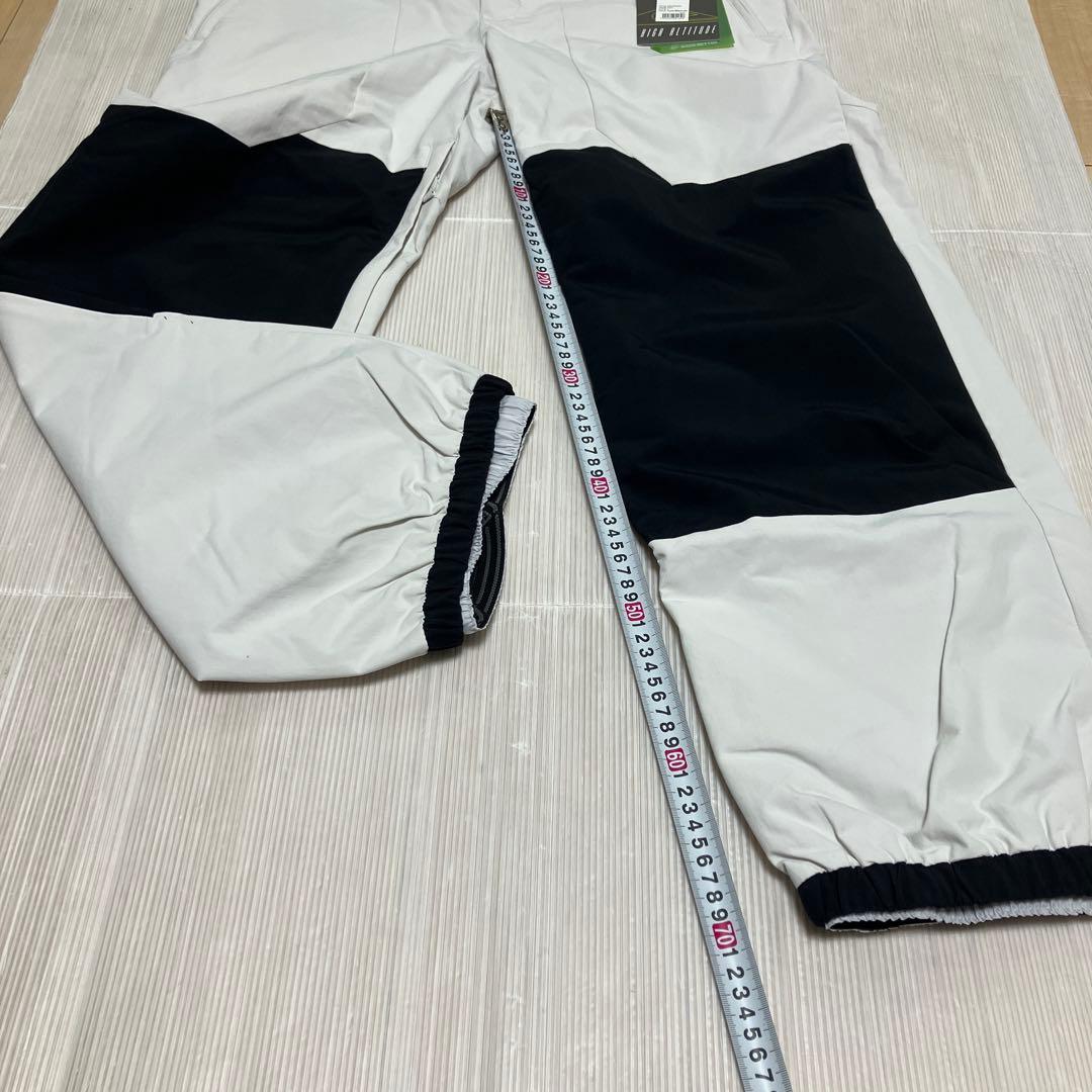 送料無料 新品 QUIKSILVER スノーウェア ビブパンツ L WHT