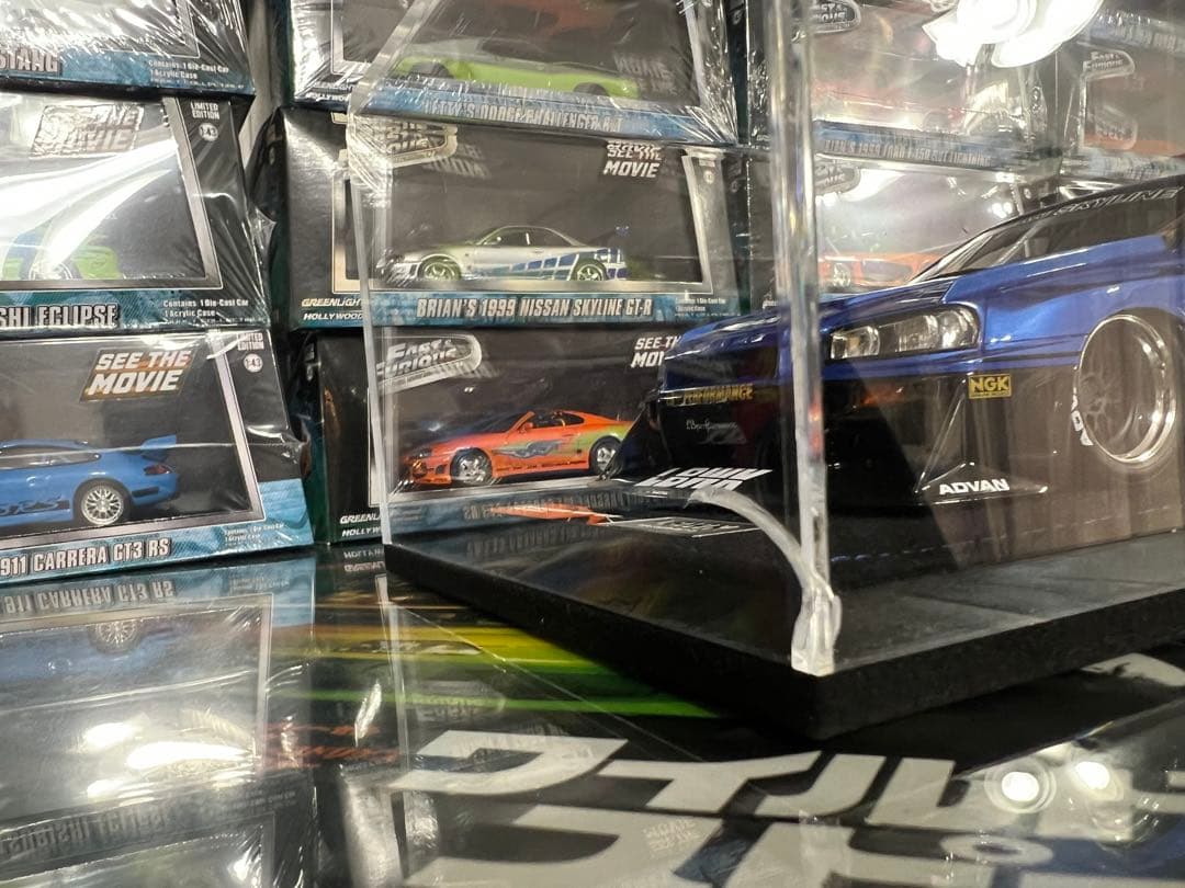 ミニカー INNO 18 SKYLINE LBWK ER34 BLUE