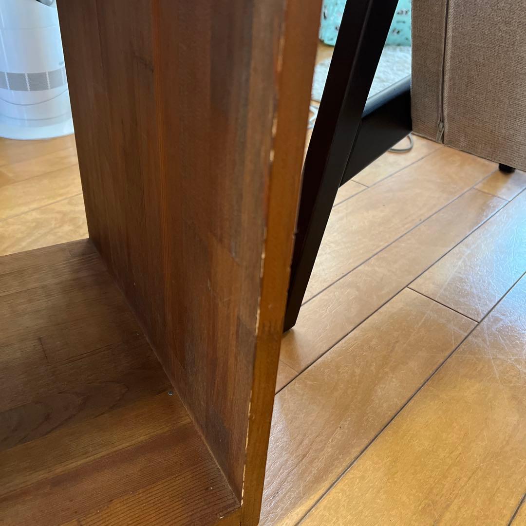 木製チェストパイン材 引き出し 脇机 収納