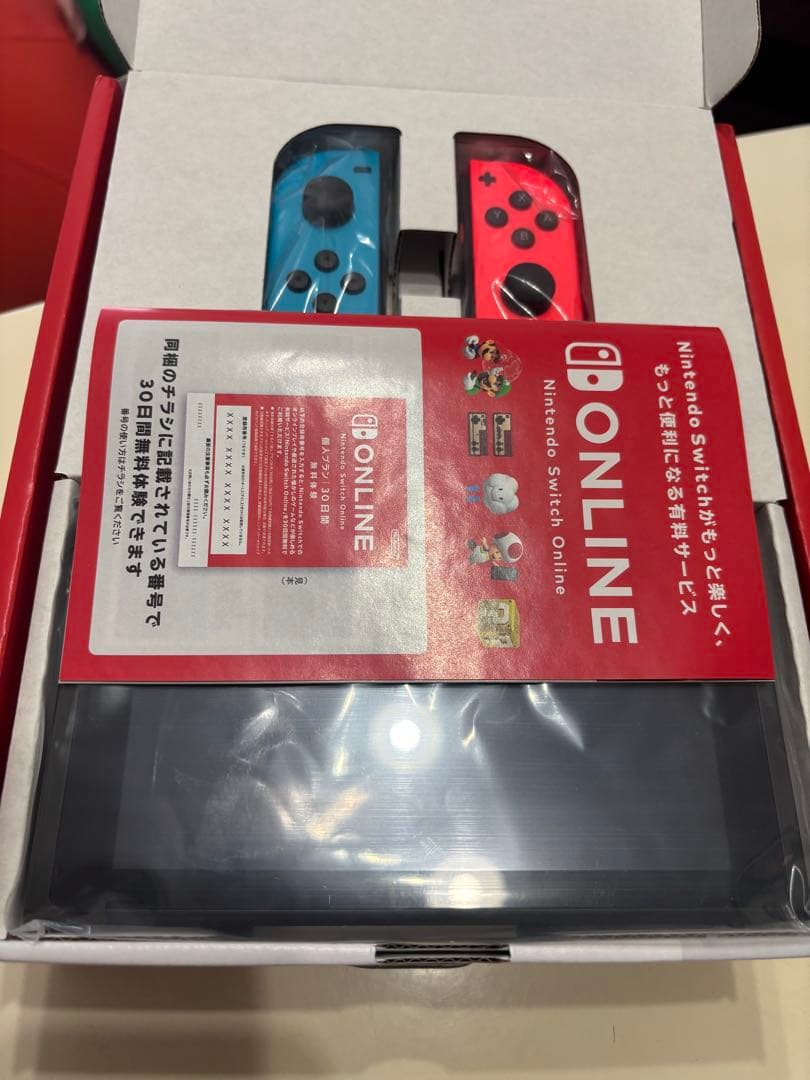 Nintendo Switch 本体 青/赤　極美品