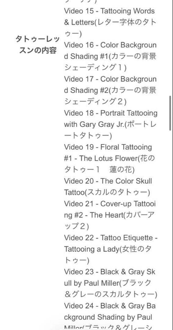 その他 International School of Body Art Tattoo