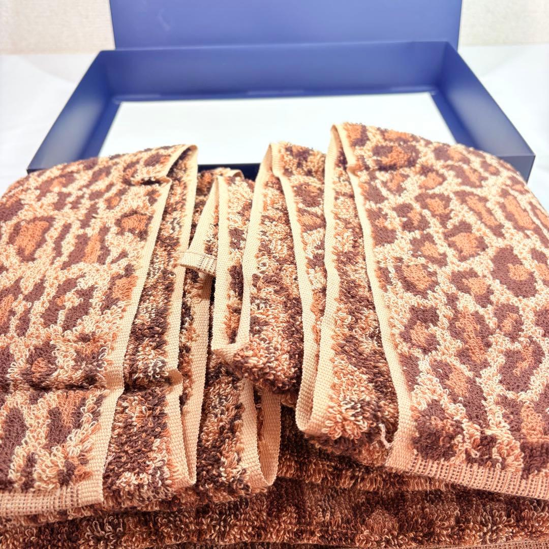 新品　Ralph Lauren USA製　アメリカ製　バスタオル　レオパード