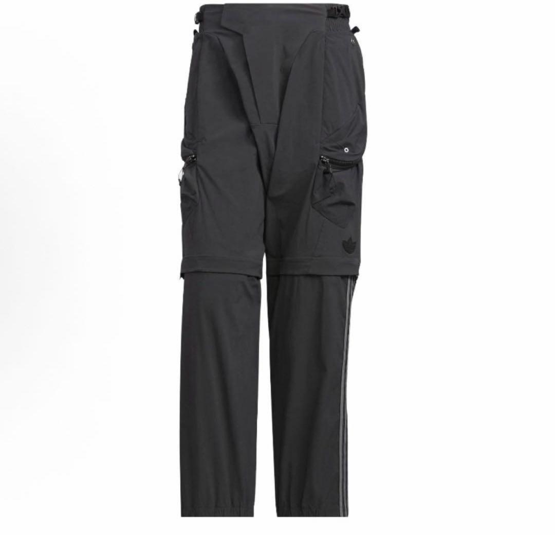 新品XS Adidas 3ストライプ ワークパンツ ブラック　IX7082