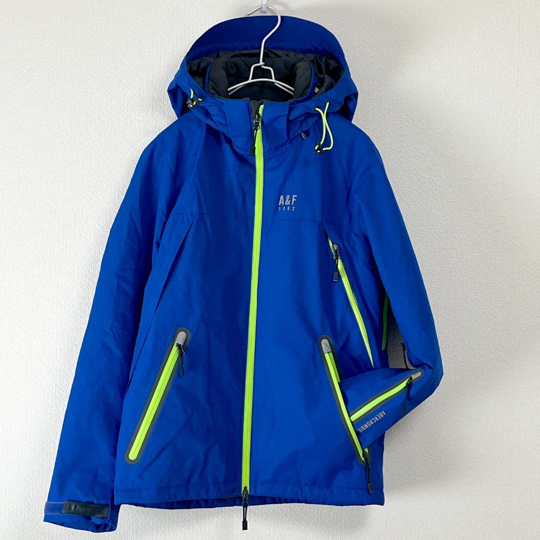アバクロ S スノーボードウェア スノボ スキーウェア ジャケット ブルー
