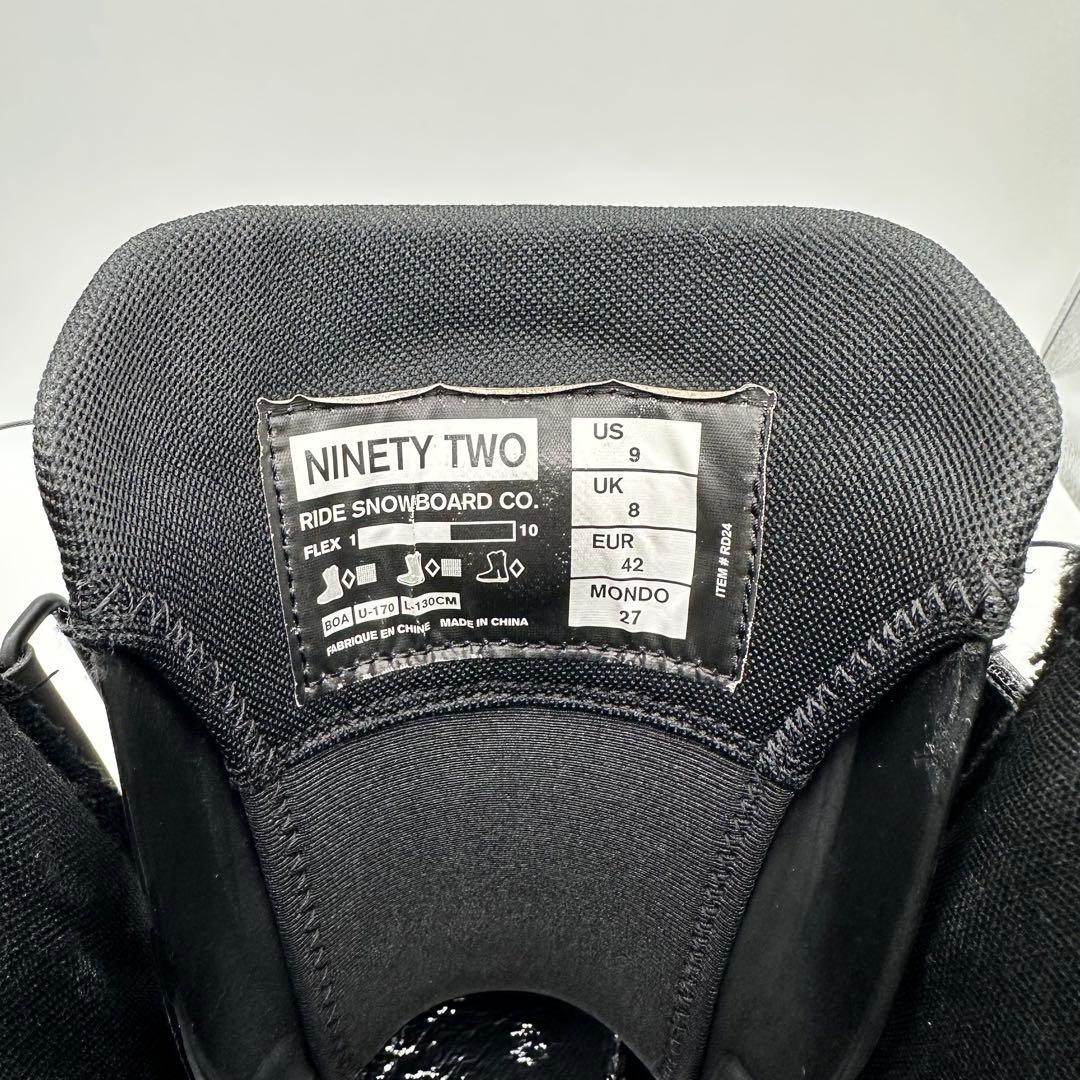 RIDE THE 92 27cm 24-25モデル スノーボード ブーツ