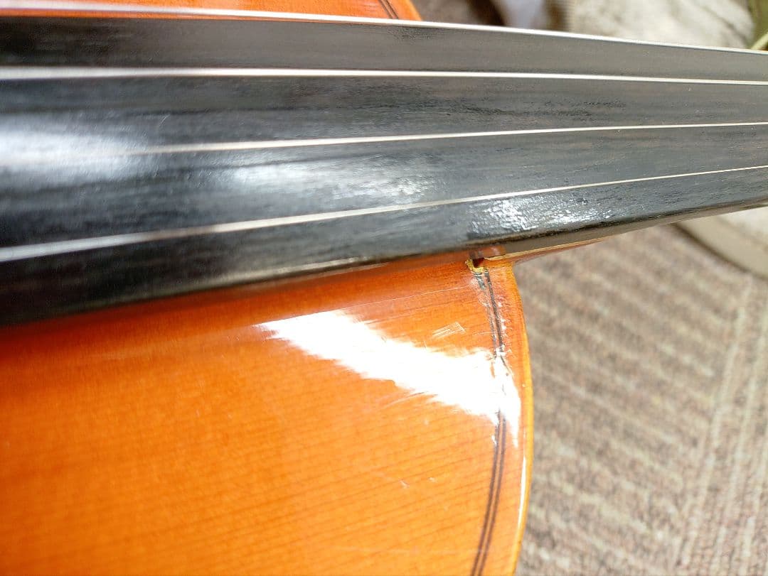 GEWA 3/4バイオリン本体＋スズキ弓＋軽量ケース＋KUN肩当セット