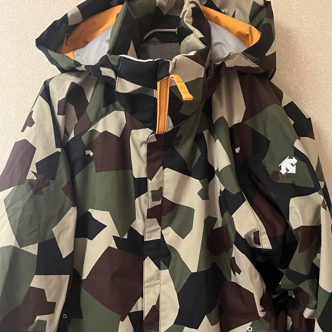 DESCENTE デサント★スキーウェア 160cm 迷彩 カモフラ 防寒