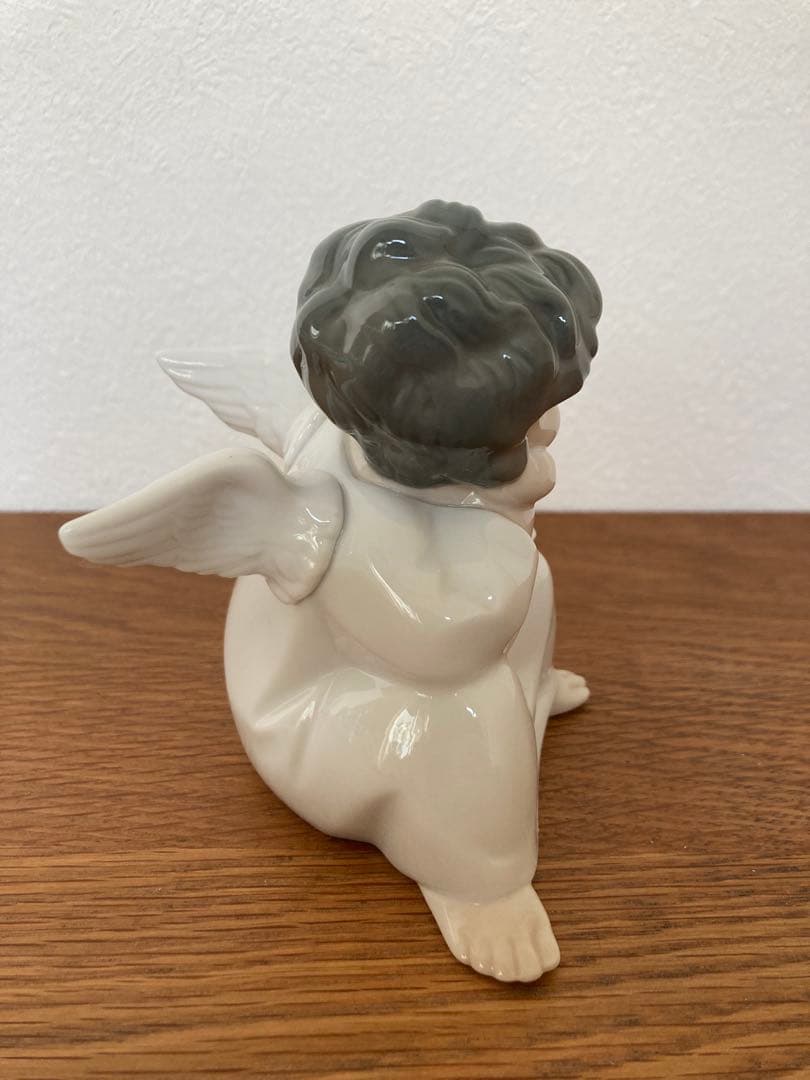 リヤドロ　LLADRO 天使　2体セット「可愛いフルート」「可愛い考えごと」