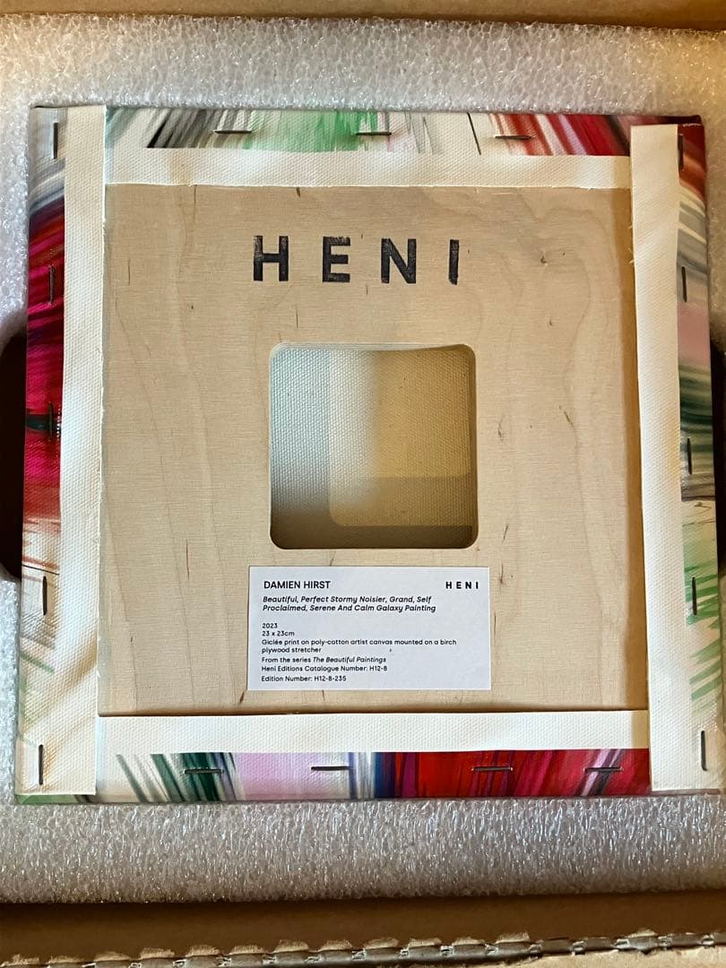 DAMIEN HIRST 2023絵画　取扱ギャラリー購入