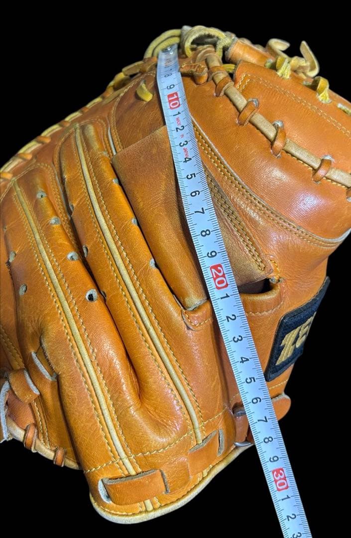 ZETT　最上級ランクプロステイタス 希少旧ラベル　キャッチャーミット 軟式用