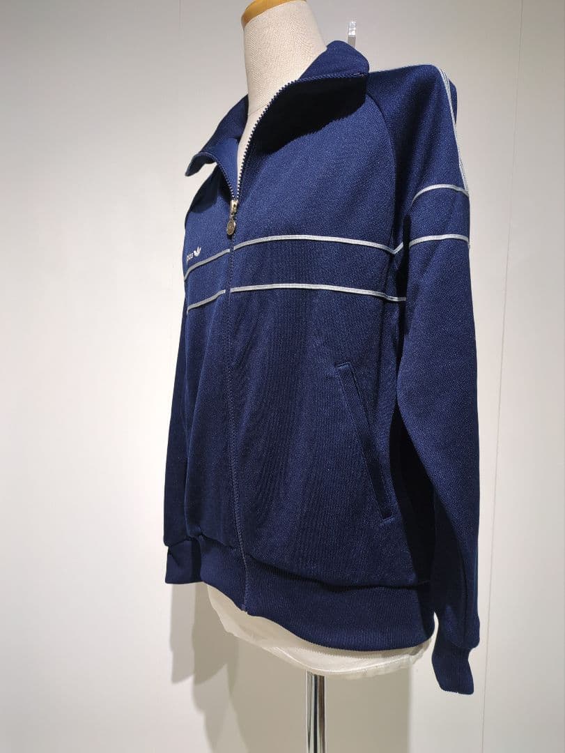 ヴィンテージ　ADIDAS トラックジャケット ネイビー サイズ　S