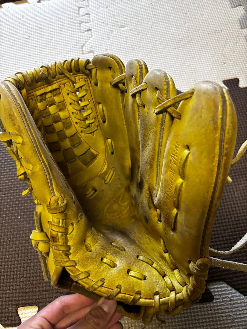 Zeros 硬式グローブ イエロー