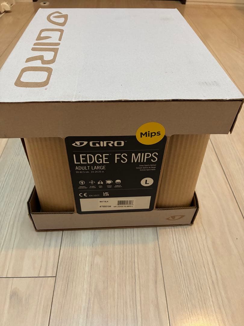 スノーヘルメット GIRO LEDGE FS MIPS MATBLK Lサイズ