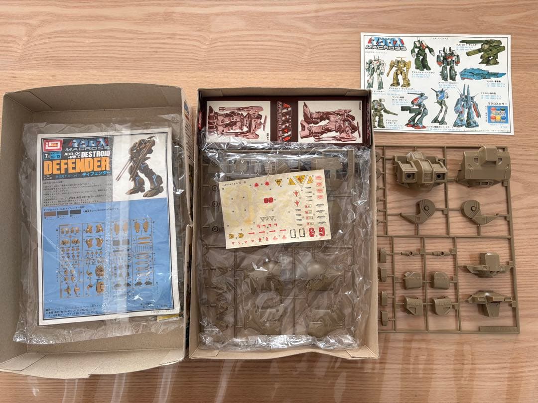 マクロス1/72 旧イマイ 当時物 未組立 プラモデル　5種