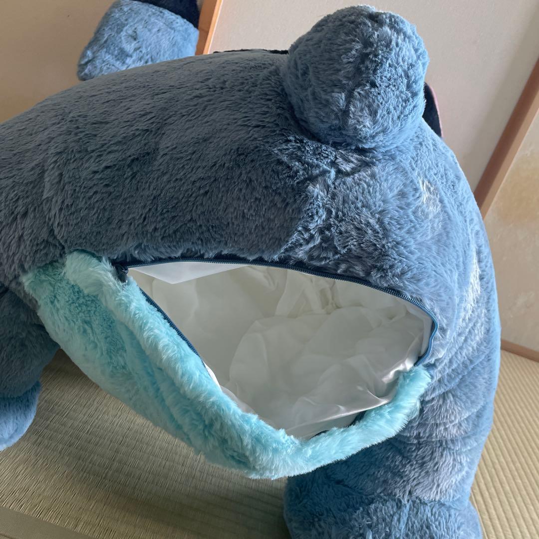 ディズニー スティッチ ぬいぐるみ 限定品 特大ぬいぐるみ ブランケット付き