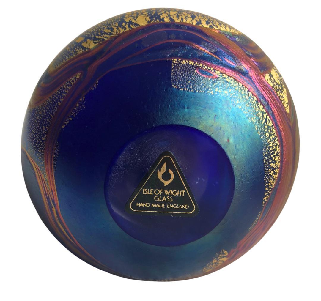 アイル・オブ・ワイトグラス Vintage 金彩吹き パフューム ボトル