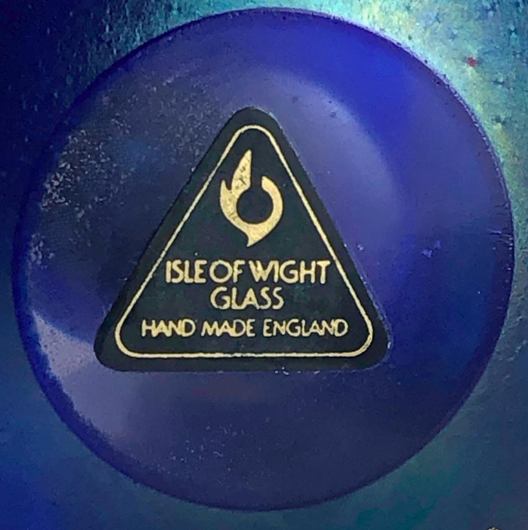 アイル・オブ・ワイトグラス Vintage 金彩吹き パフューム ボトル