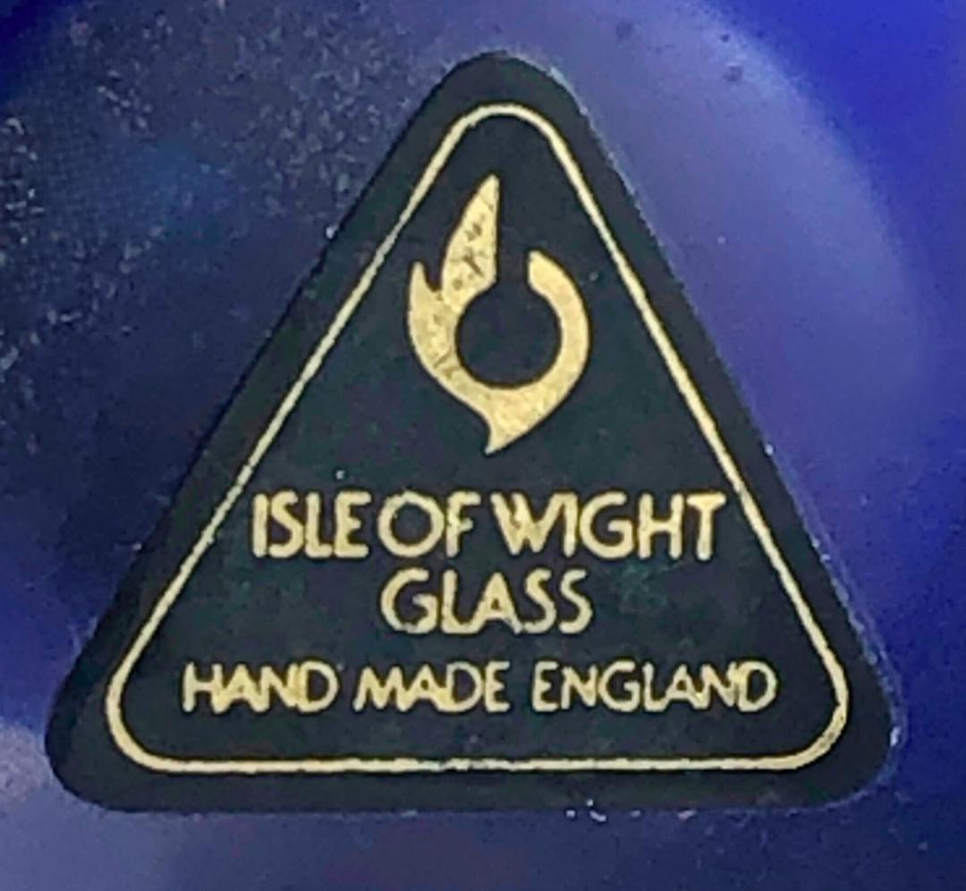 アイル・オブ・ワイトグラス Vintage 金彩吹き パフューム ボトル