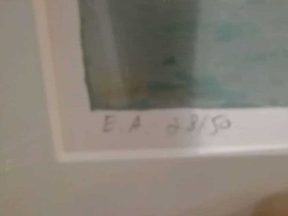 Mミッシェル・アンリ ８６年リヴィエラ 自筆サイン入り【額付】