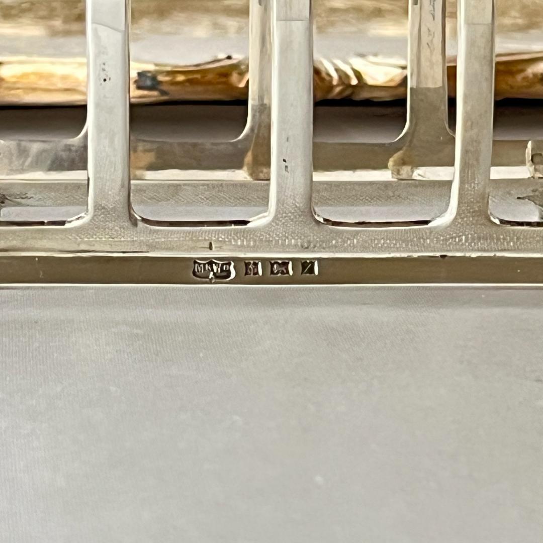 【MAPPIN & WEBB】 アール・デコのトーストラック【純銀】マッピン