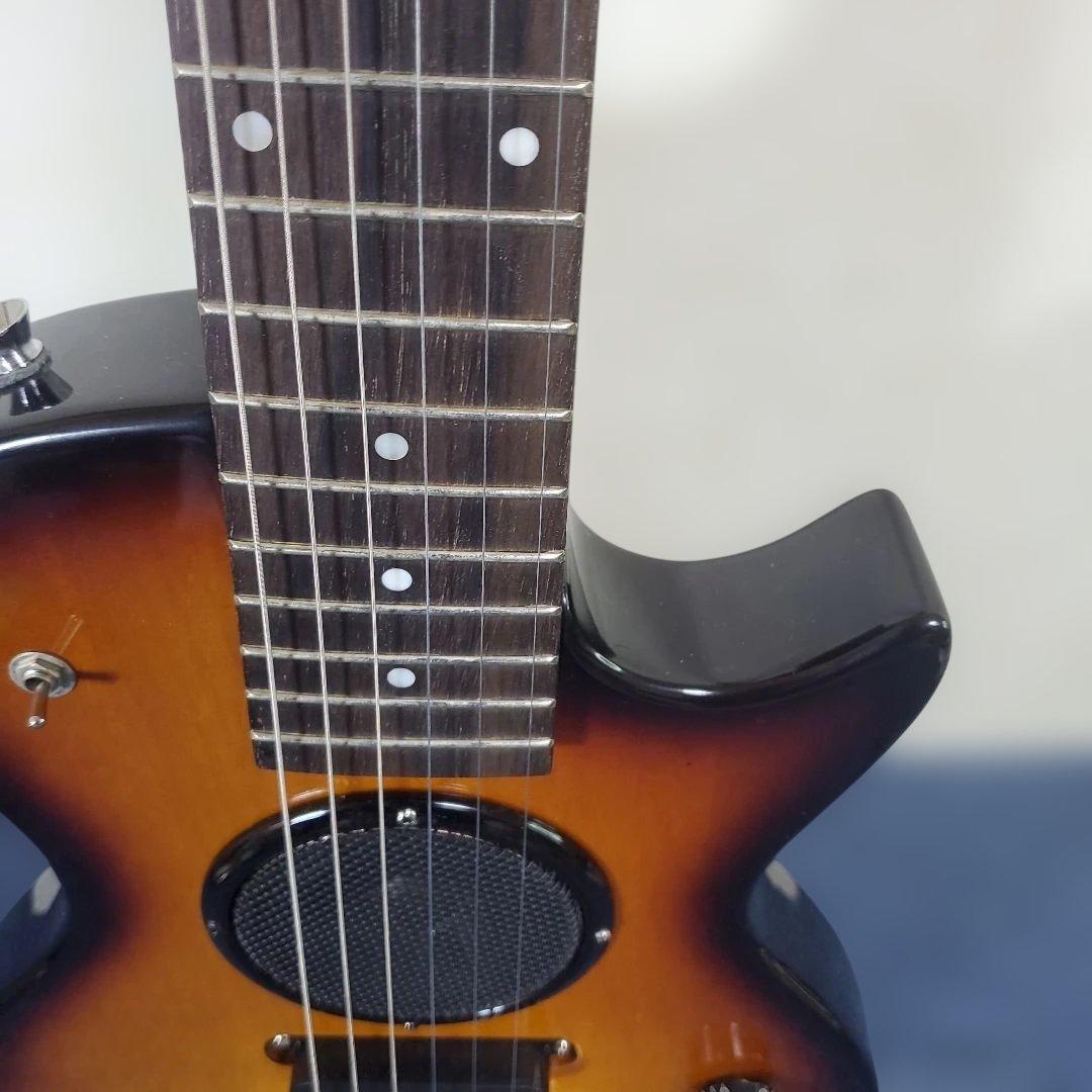 h443☆美品☆Barclay☆アンプ内蔵☆エレキギター☆ミニ☆カバー付き