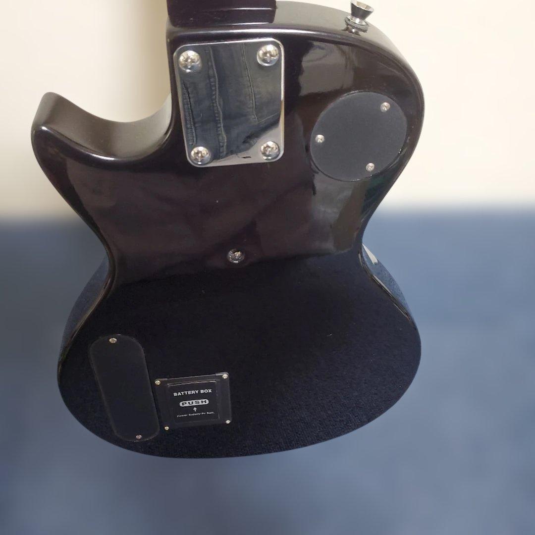 h443☆美品☆Barclay☆アンプ内蔵☆エレキギター☆ミニ☆カバー付き