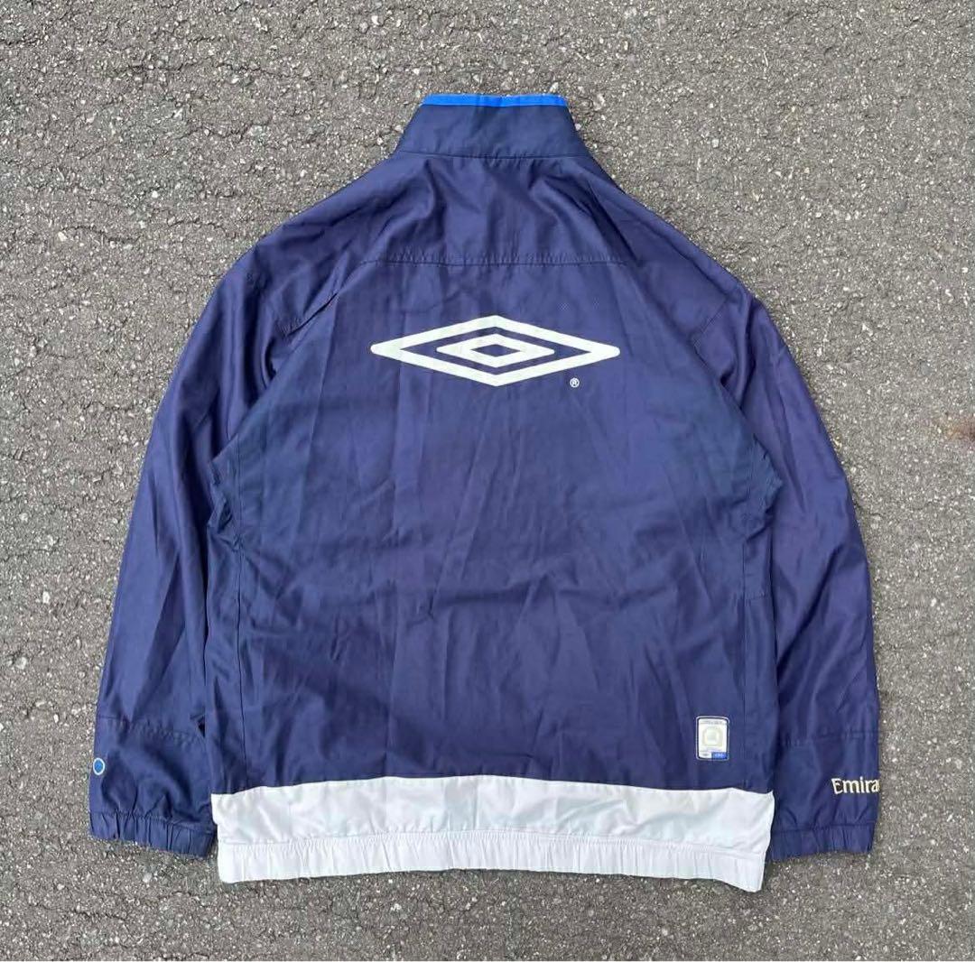 レア　00s チェルシー　アンブロ　ハーフジップナイロンジャケット　古着