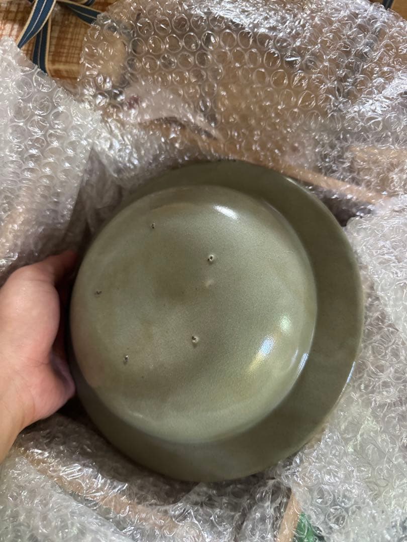 ‼️Salvia Shop‼️リサイクルFORT‼️旧家から直送唐物①‼️汝窯平鉢