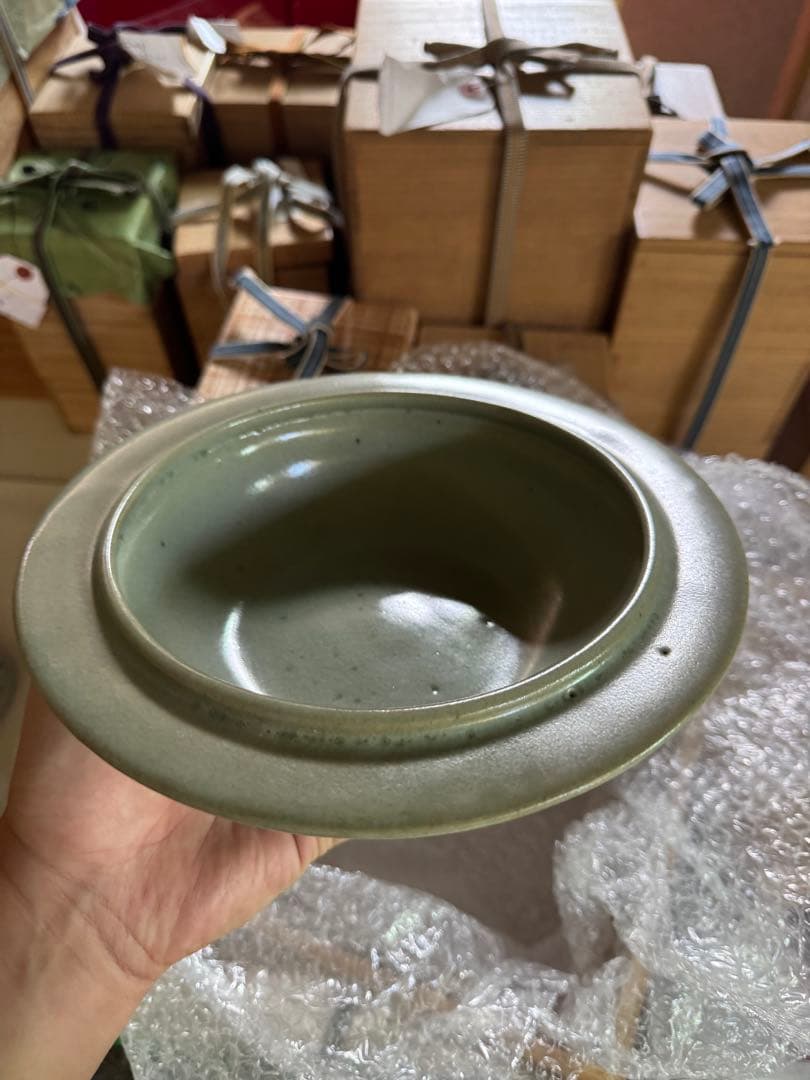 ‼️Salvia Shop‼️リサイクルFORT‼️旧家から直送唐物①‼️汝窯平鉢