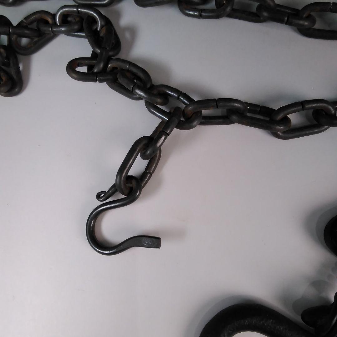 ア141 『金工師　木村清五郎』作　『鐶鎖弦道具　共箱』釣釜道具　茶道具