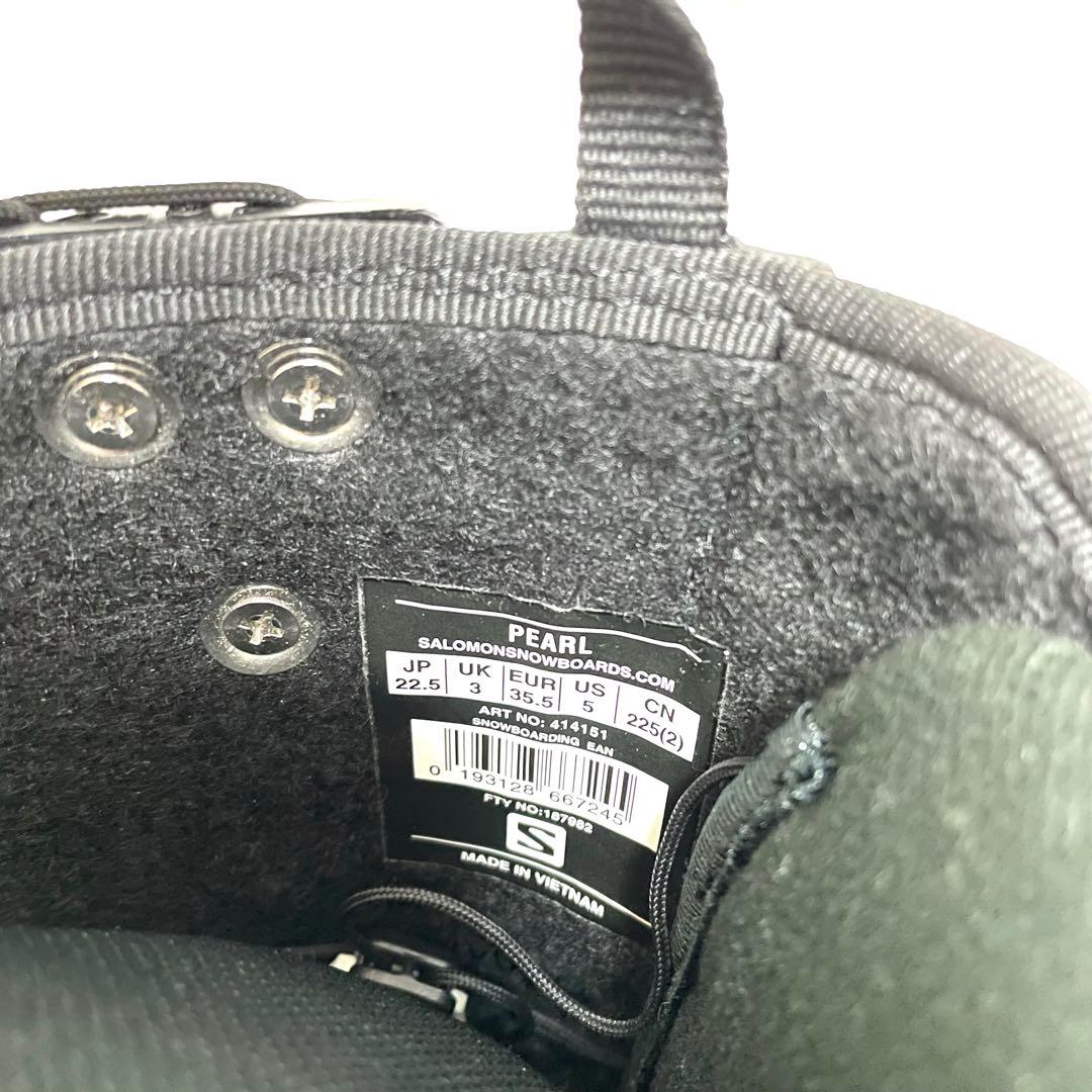 サロモン PEARL スノーボードブーツ 22.5cm レディース キッズ