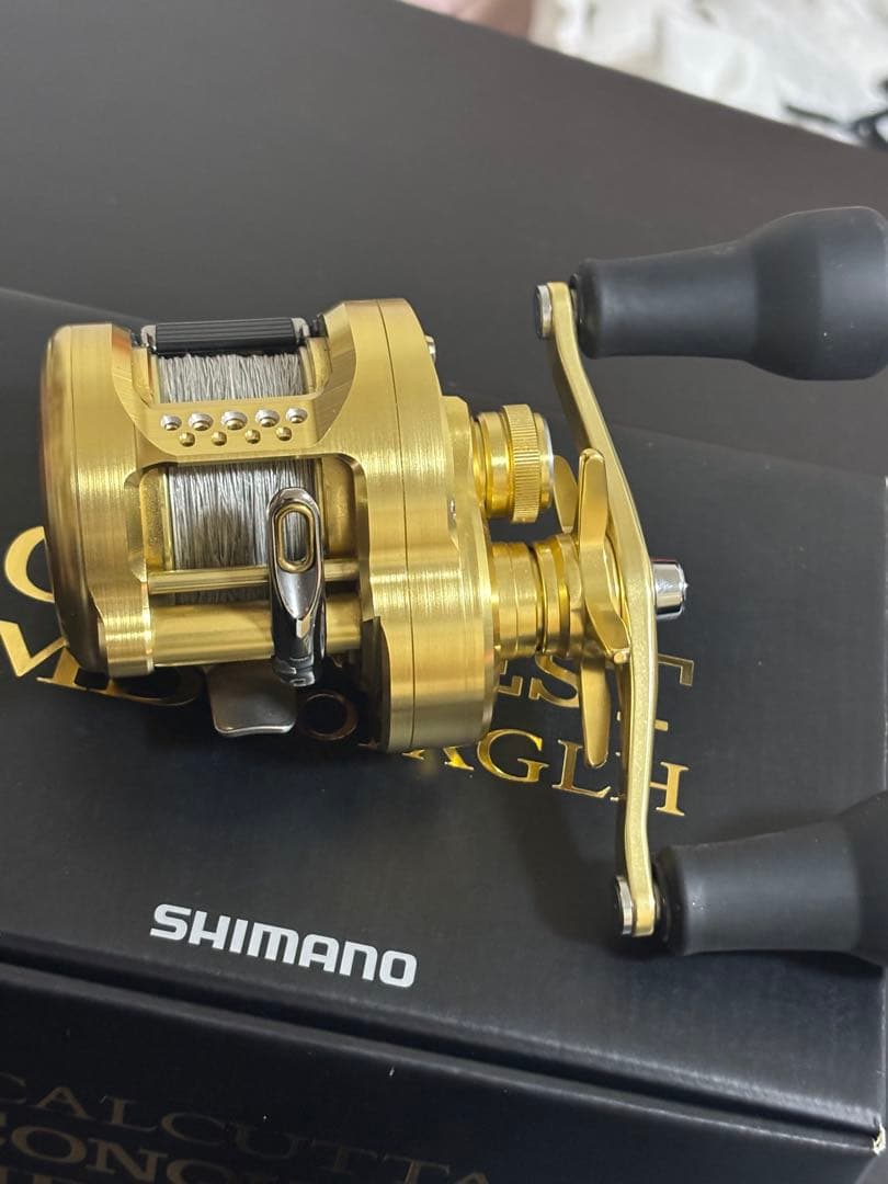 【22日まで。】シマノ　カルカッタコンクエスト301XGLH 下町スプール付き