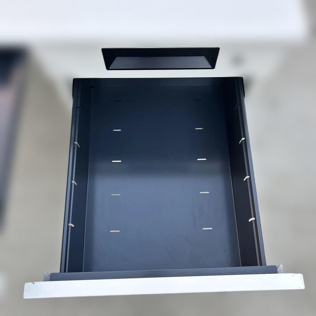 プラス フラットライン 片袖デスク W1200 ホワイト 事務机 オフィス