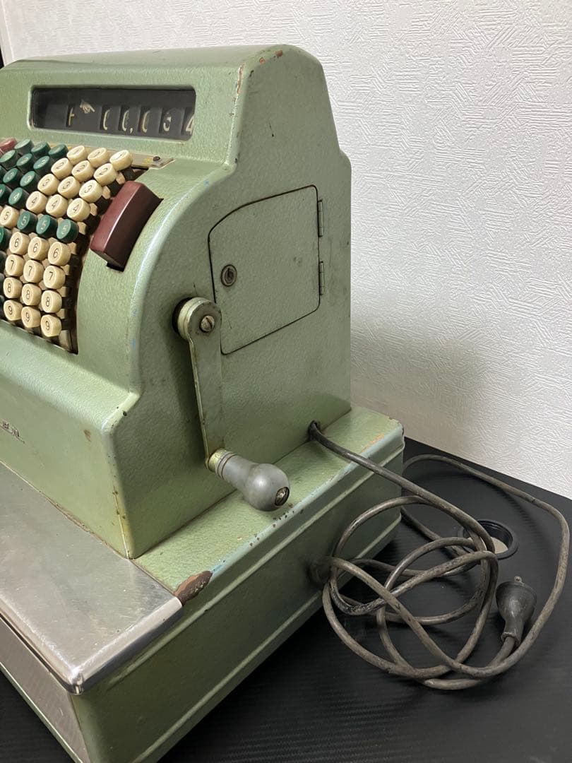 【希少・昭和レトロ】ASTER 手回しレジスター アンティーク インテリア