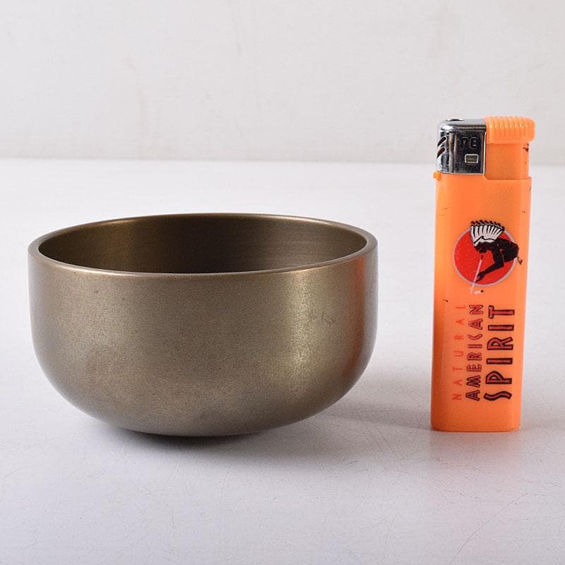 金工師　魚住幸雄作（号法光）　砂張銅　佐波理　打鳴　共布共箱　C　R8714