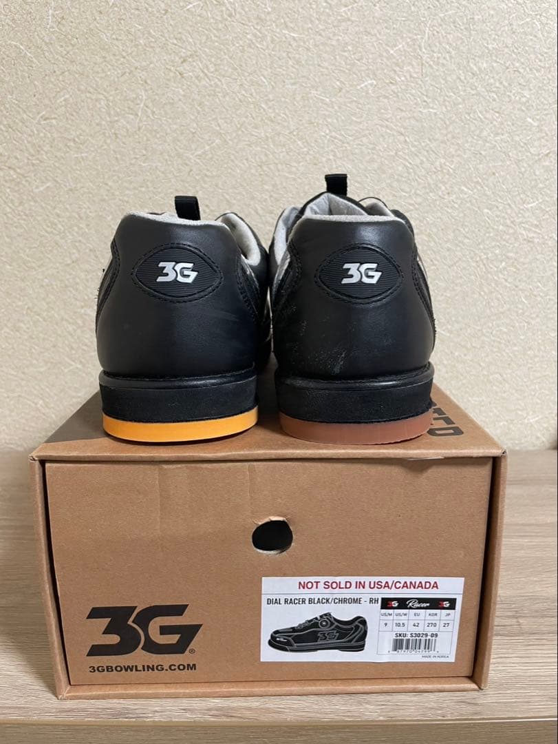 ★ボウリング★シューズ★ストーム★3G・ダイヤルレーサー★27cm★ブラック★