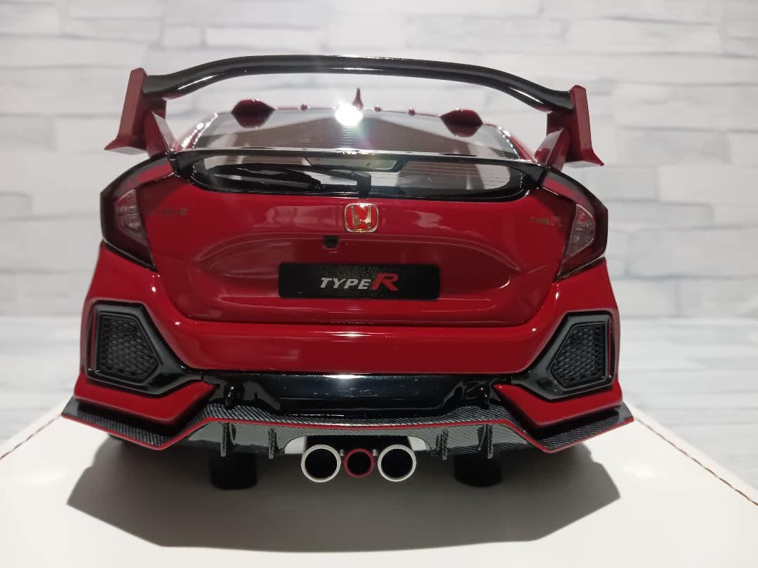 1/18 シビック　タイプR　FK8 ミニカー　40台限定　ディーラー品　レッド