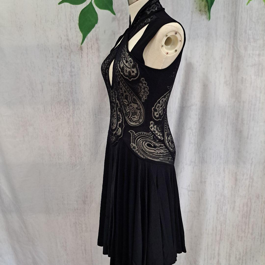 レオナール　ダンス衣装　シースルー　ブラック　サイズ38