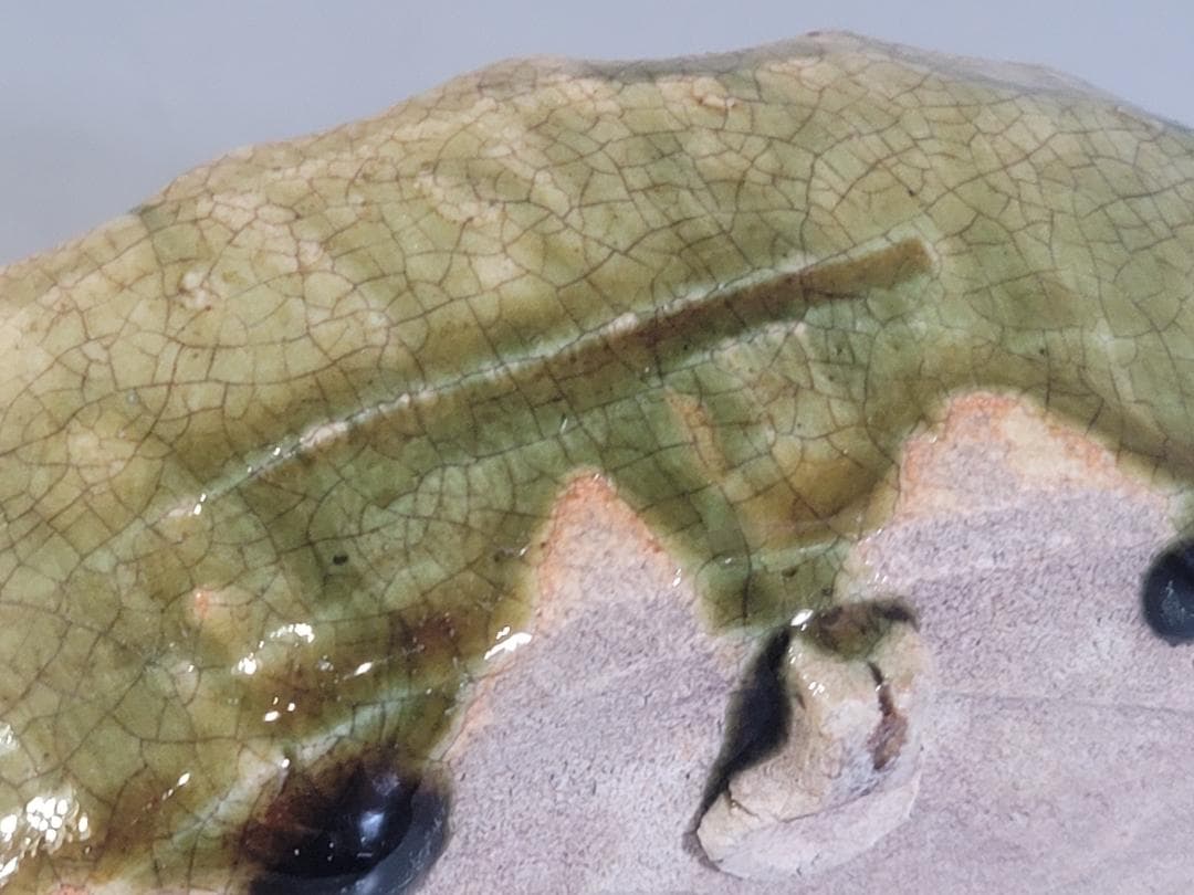 織部 木の葉 向付 五客 時代物 骨董品