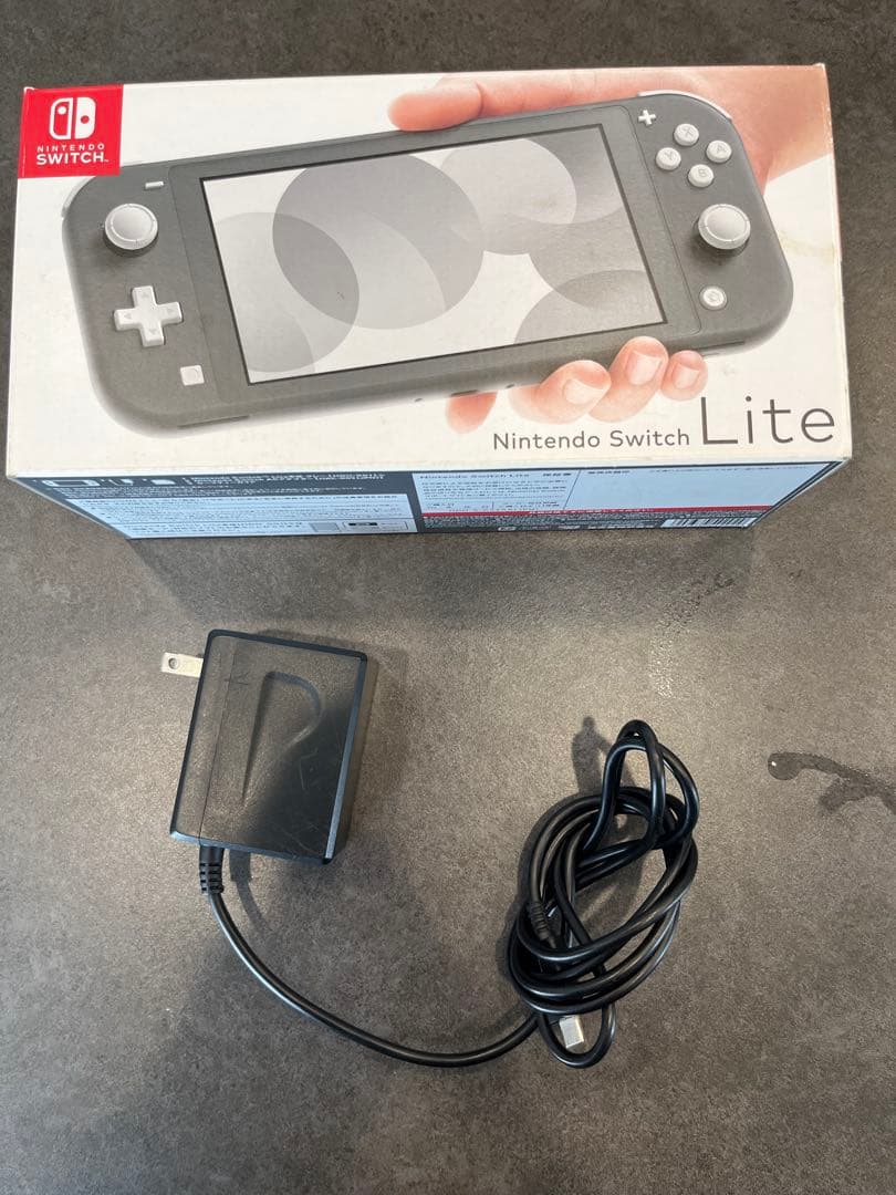 ニンテンドスイッチライト　グレー　訳あり